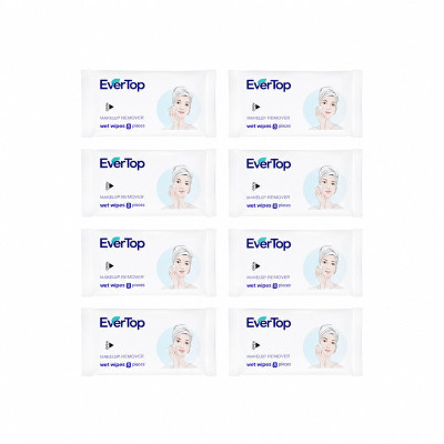 دستمال مرطوب پاک کننده آرایش اورتاپ مدل makeup remover soft