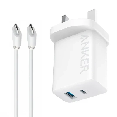 شارژر دیواری 20 وات انکر مدل B2348 به همراه کابل USB-C به طول 1.5 متر