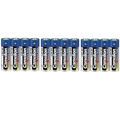 باتری قلمی کملیون مدل Super Heavy Duty بسته 12 عددی