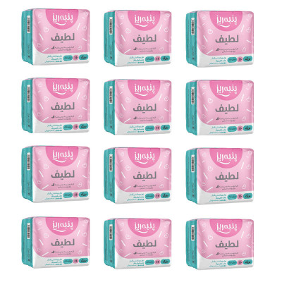 نوار بهداشتی پنبه ریز مدل normal مجموعه 12 عددی