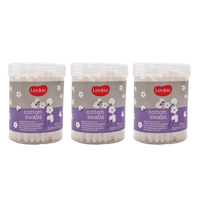 گوش پاک‌کن لوینا مدل Softness سه بسته 100 عددی