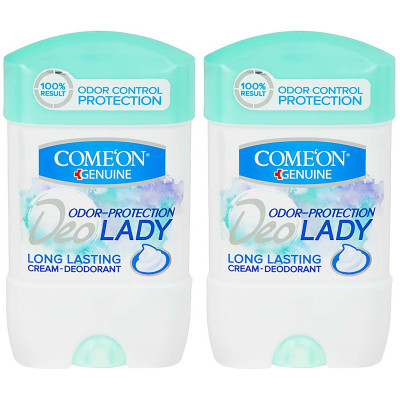 ژل شفاف ضد تعریق زنانه کامان مدل Long Lasting حجم 75 میلی لیتر بسته 2 عددی