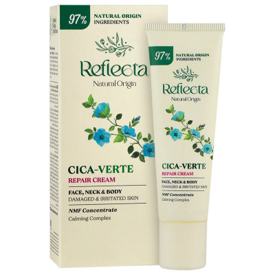 کرم التیام بخش صورت، گردن و بدن رفلکتا مدل Cica Verte مناسب برای پوست های آسیب دیده حجم 30 میلی لیتر