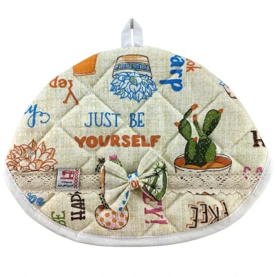 روقوری منسوجات خسروشاهی برتر مدل کلاهی طرح کاکتوس کد RG1014