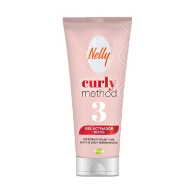 ژل مو  مرطوب حالت دهنده مو با قدرت نگهداری 3 نلی مدل Curly مناسب موهای مجعد و فر حجم 200 میلی لیتر