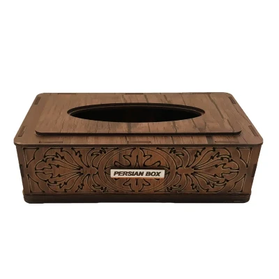 جعبه دستمال کاغذی پرشین باکس مدل چوبی کد05