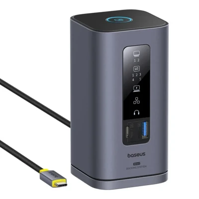 هاب 10 پورت USB-C بیسوس مدل BS-OH174   به همراه کابل USB-C