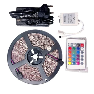 ریسه ال ای دی مدل دریم لایت گیمینگ 16 رنگ کد RGB 12v طول 10 متر