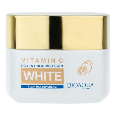 کرم روشن کننده روز و شب صورت بی آکوا مدل Vitamin C مناسب برای انواع پوست وزن 50 گرم