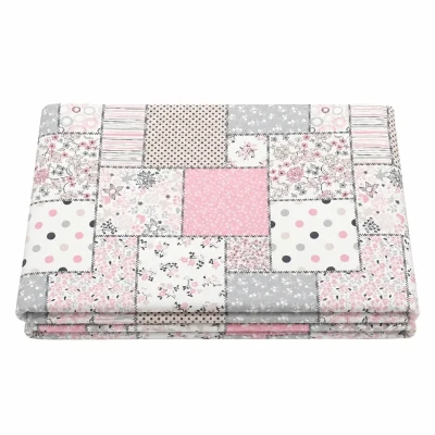 سفره 6 نفره مدل TCA090203 طرح چهارخانه سایز ۱۴۰×۱۰۰ سانتیمتر