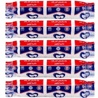 باند پانسمان دایا تجهیز استوار مدل کنار بافت 10 سانتی متر مجموعه 5 عددی
