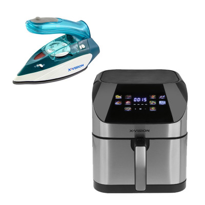 هواپز 8 لیتر ایکس ویژن مدل AF6085 به همراه اتو مسافرتی 1000 وات ایکس ویژن مدل SW-602