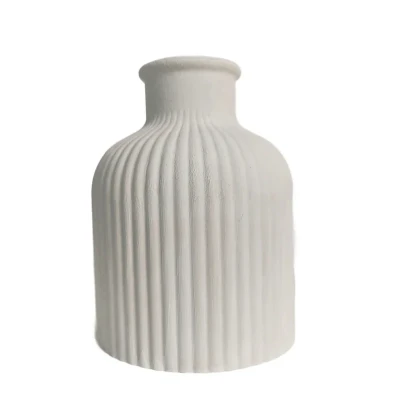 گلدان دکوری سنگ مصنوعی طرح مراکشی مدل 01 ابعاد 6x6x10 سانتی‌متر مقاوم و ضد آب با طراحی هندسی و خطوط منظم مناسب فضای داخلی و خارجی