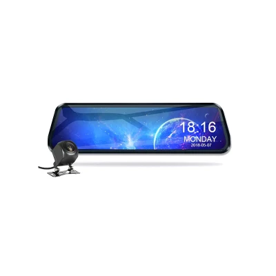 دوربین ثبت وقایع خودرو آلپاین آینه ای به همراه دوربین عقب مدل DRM-M10