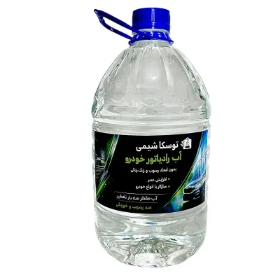 آب رادیاتور توسکا شیمی مدل دیونیزه حجم ۵۰۰۰ میلی لیتر