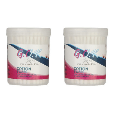 گوش پاک کن گل ارکیده خراسان مدل Natural مجموعه 2 عددی