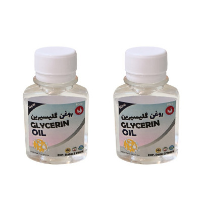 روغن گلیسیرین پامکا مدل پایه حجم 60 میلی لیتر مجموعه 2 عددی