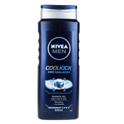 ژل حمام آقایان نیوآ سری Men مدل Cool Kick حجم 500 میلی لیتر