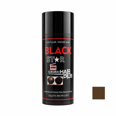 پودر پرپشت کننده مو بلک استار مدل brown وزن 25 گرم رنگ قهوه ای
