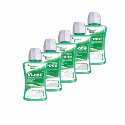 دهانشویه وی وان مدل General Fresh Mint حجم 330 میلی لیتر مجموعه5 عددی
