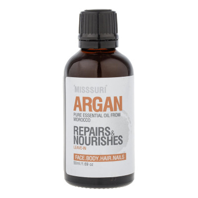 روغن آرگان لطافت‌بخش، شاداب‌کننده و درخشان‌کننده میسوری مدل repairs مناسب موهای انواع مو حجم 50 میلی‌لیتر