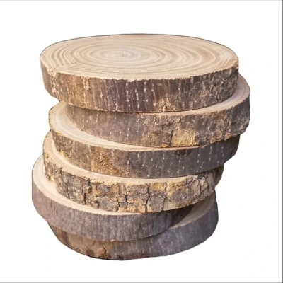 تخته چوب مدل برش تنه درخت بسته 6 عددی