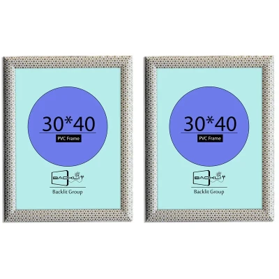 قاب عکس بکلیت مدل خاتم A3-40x30 مجموعه دو عددی