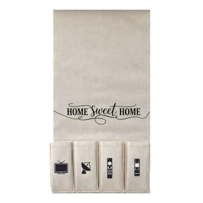 جای ریموت کنترل طرح لینن مدل HOME SWEET HOME کد R1