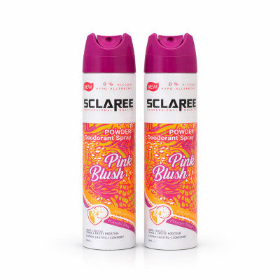 اسپری دئودورانت مردانه اسکلاره مدل Pink Blush حجم 200 میلی‌لیتر بسته دو عددی