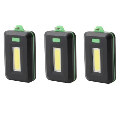 چراغ قوه دستی مدل cob بسته 3 عددی