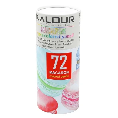 مداد رنگی 72 رنگ کالور مدل Macaron به همراه تراش و مداد گیر