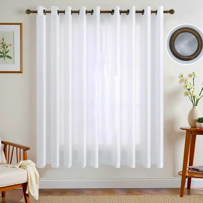 پرده پانچ تیکو دکو مدل حریر کلاسیک سایز 180x300 سانتی‌متر