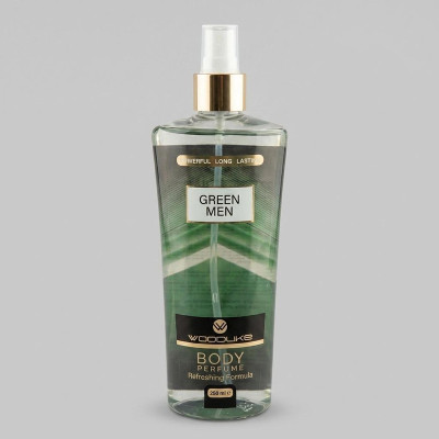 بادی اسپلش مردانه وودلایک مدل GREEN MAN حجم 250 میلی لیتر