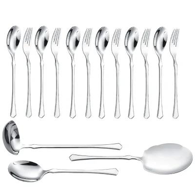 سرویس قاشق و چنگال 15 پارچه جی فی نی مدل G-257
