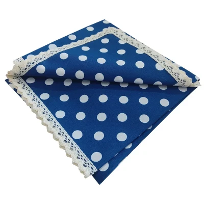 سفره 4 نفره نساجی دُر هنر یزد مدل توپی 2 cotton-abi سایز 90×90 سانتی متر