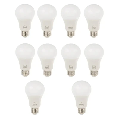 لامپ LED بروکس 10 وات مدل A60 پایه E27 بسته 10 عددی