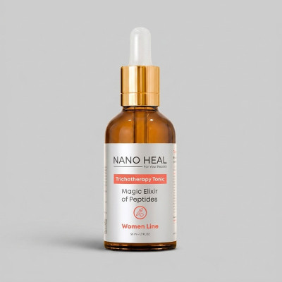 سرم تقویت کننده و ضد ریزش بانوان نانوهیل مدل Magic Elixir of Peptides مناسب برای انواع مو حجم 50 میلی لیتر