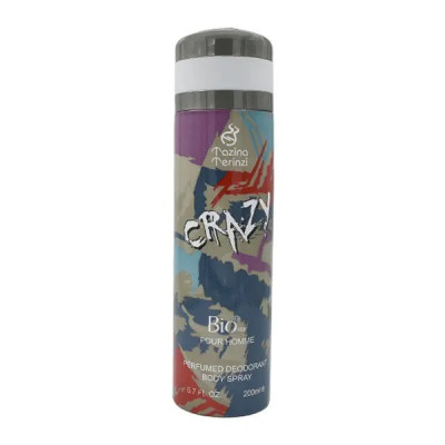 اسپری ضد تعریق مردانه بیو استار مدل CRAZY حجم 200 میلی لیتر