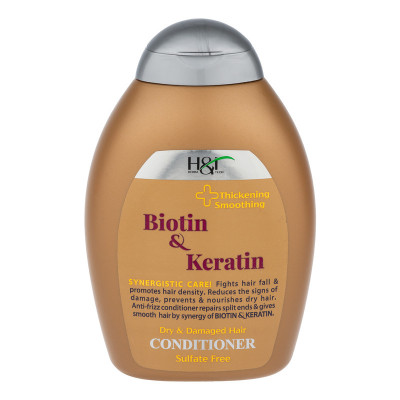 نرم‌کننده مو هرباتک مدل Biotin & Keratin حجم 385 میلی‌لیتر