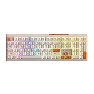 کیبورد بی سیم لاجی کی مدل K330CW، سوییچ ممبران، Full-Size، نورپردازی RGB