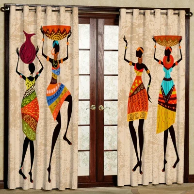 پرده مدل چاپی هازان پانچی کد485 سایز 200x140 سانتی متر