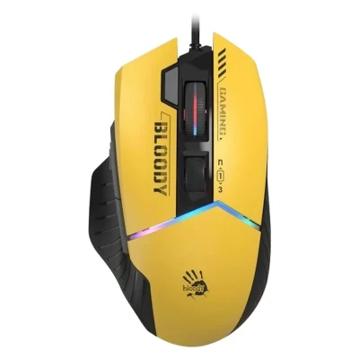 ماوس گیمینگ بلادی مدل  W95 Max Sport Lime Activated