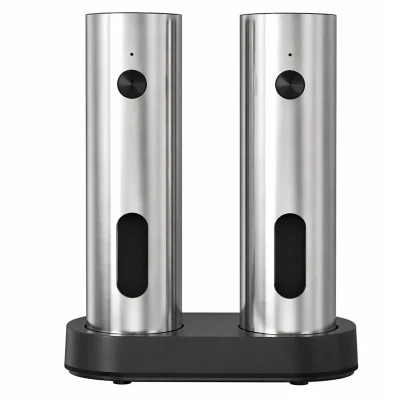 فلفل ساب و نمک ساب شارژی مدل KYMQ-67C مجموعه 2 عددی به همراه استند شارژ