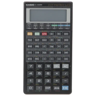 ماشین حساب کاسیو مدل Fx-4500PA به همراه راهنمای فارسی