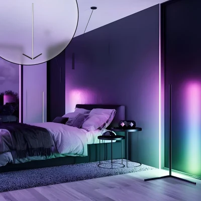 آباژور ایستاده مدل کرنر لایت CL-Rainbow