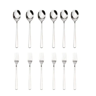 سرویس قاشق و چنگال 12 پارچه 6 نفره وینتو مدل 005