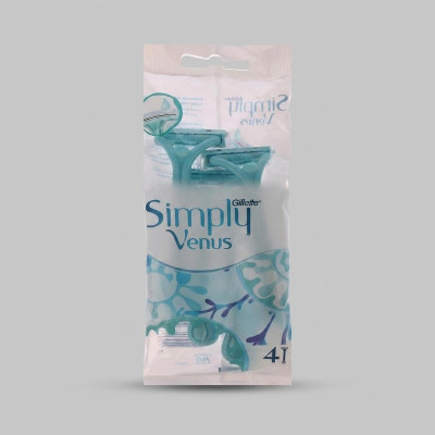 خود تراش ژیلت مدل Simply venus بسته 4 عددی