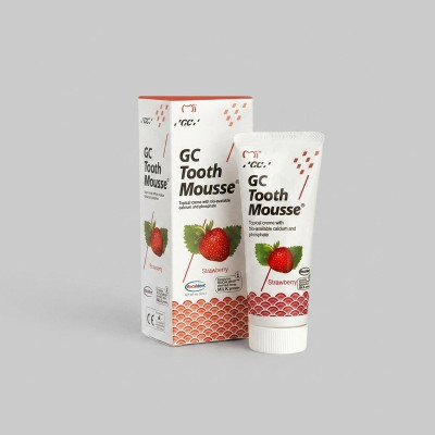 خمیر دندان جی سی توس موس مدل Strawberry حجم 35 میلی لیتر