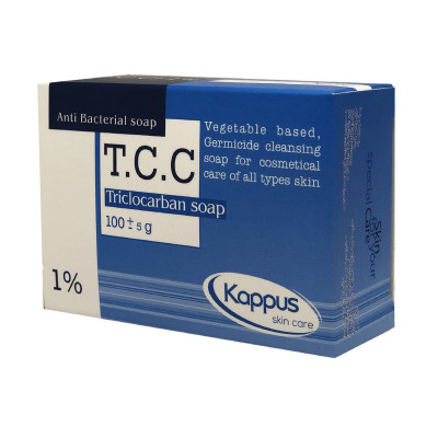 صابون شستشو کاپوس اسکین کر مدل triclocarban وزن100 گرم