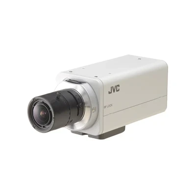 دوربین مداربسته آنالوگ صنعتی جی وی سی مدل TK-C9200E با حسگر CCD 13 اینچ، رزولوشن 580TVL، اتصال باسیم BNC، قابلیت نصب لنز با فاصله کانونی متنوع، منبع تغذیه 12 ولت و قابلیت‌های AGC، 3DNR، ATW، AWC، AES و منوی OSD